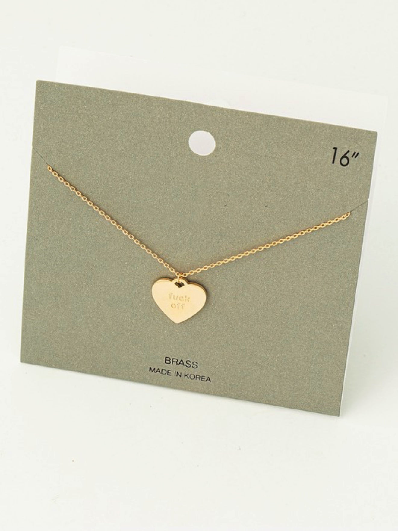 "F**Off" Necklace