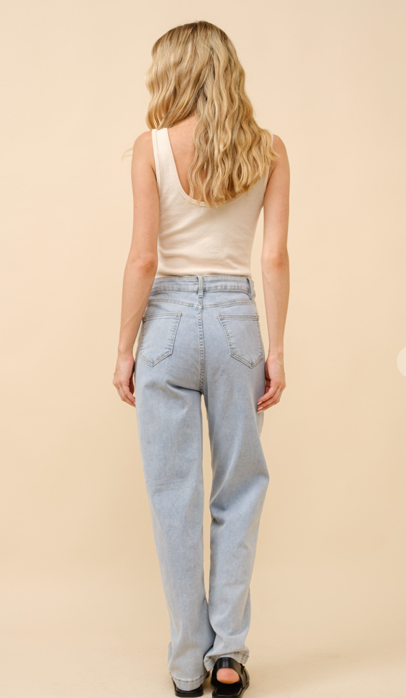 Ribbed Western Buckle Bodysuit